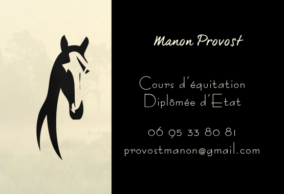Manon monitrice d'équitation indépendante