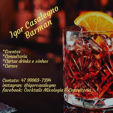 Barman, Mixologista e Consultoria