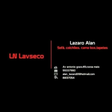 Ln lavseco lavagem de sofá