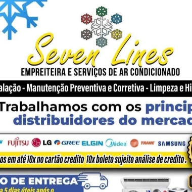 Seven lines empreiteira e serviços em ar condicionado