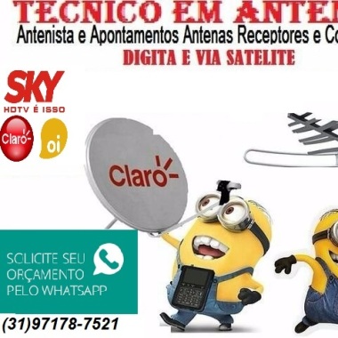 So antenas BH / Instalador de antenas bh