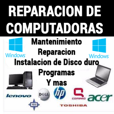Mantenimiento y reparación de equipo de computo.