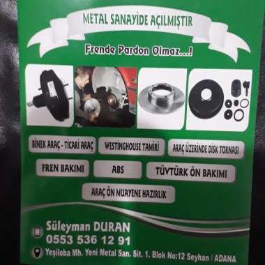 KON-YALIM OTO FREN SERVİSİ