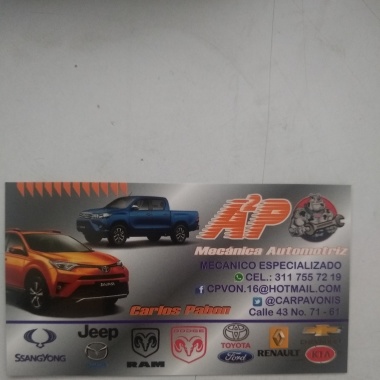 A2P mecánica automotriz sas