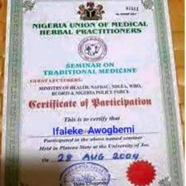 The best powerful spiritual herbalist in Nigeria
