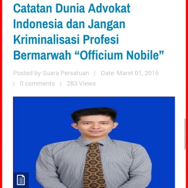 Advokat / Pengacara ﹠ Konsultan Hukum M. MAULANA K, SH(0852#6700#0738)