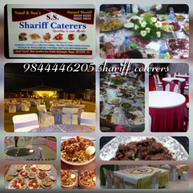 Shariff caterers all functions non veg food
