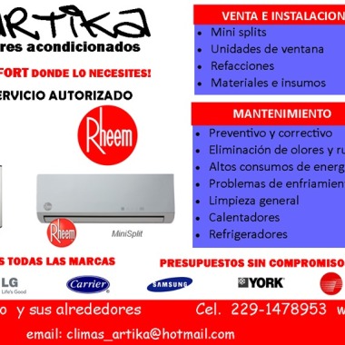 ARTIKA AIRES ACONDICIONADOS