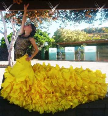 Bailarina flamenco nayra