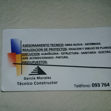 Tecnico constructor Garcia Morales