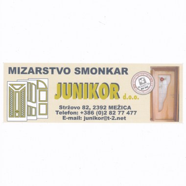 JUNIKOR d.o.o., MIZARSTVO SMONKAR