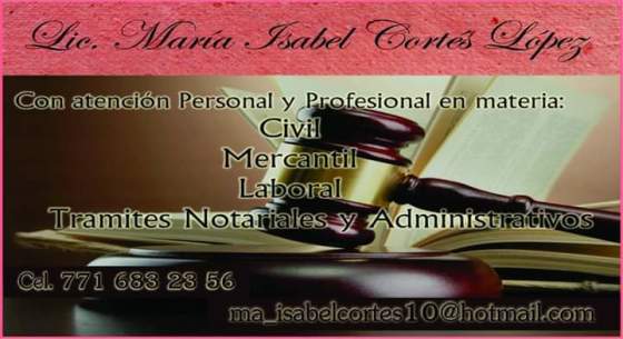 Lic. Ma. Isabel Cortés