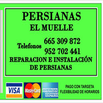 PERSIANAS EL MUELLE