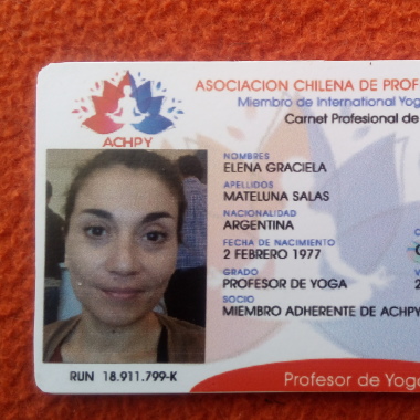 Profesora de yoga