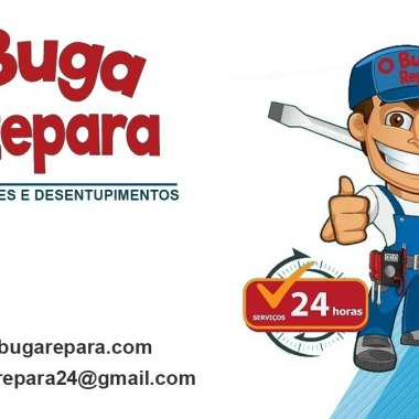 O buga repara canalizações e desentupimentos