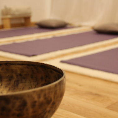 Yoga in den Bergen