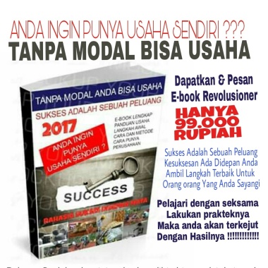 Tanpa Modal Anda Bisa Usaha