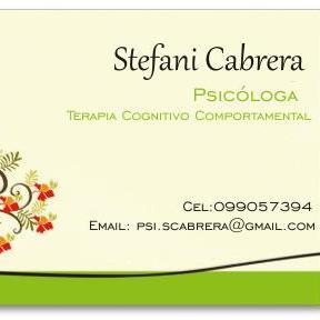 Psicóloga Clínica Stefani Cabrera