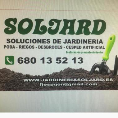 Soljard Soluciones Jardineria, Poda, Huerta, Riegos,  Desbroces, Cesped artificial