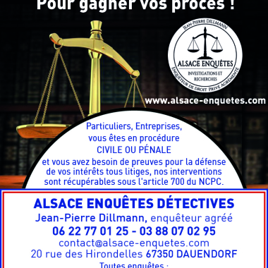 ENQUETES ET RECHERCHES DANS LE CIVILES ET PENALES