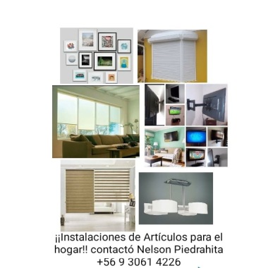 Instalador de cortinas y soportes de tv