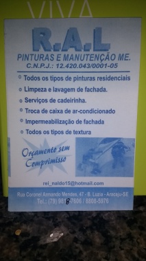 R.A.LPinturas e manutenção e restauração predial