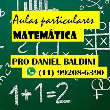 Pro  Daniel Baldini-Aulas Particulares Matemática