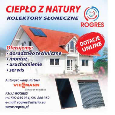Rogres. Instalacje grzewcze.