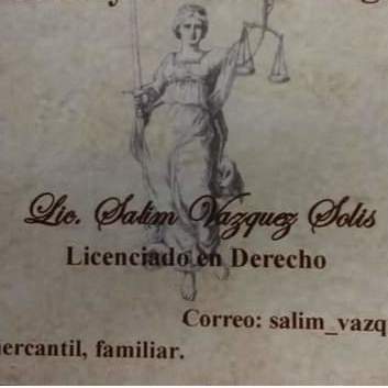 LIC. SALIM VAZQUEZ SOLIS ASESOR JURIDICO