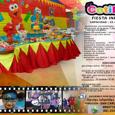 Fiestas infantiles  el cotillon
