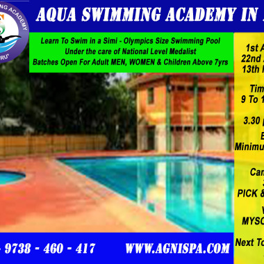 Aqua Swimming Academy In Mysore, Massage In Mysore