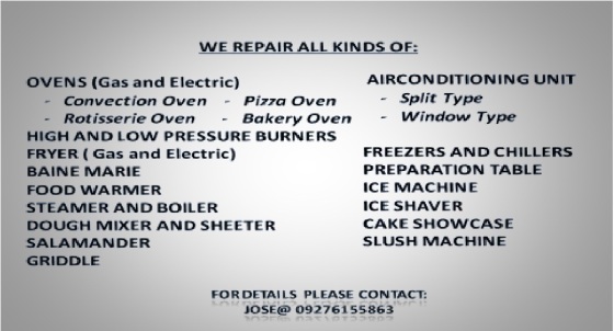 Jose Kitchen Equipment Technician