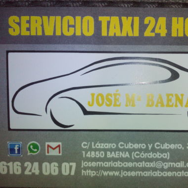 José Mª Baena TAXI