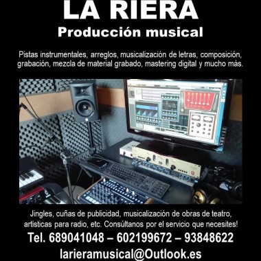 La Riera estudio de producción musical