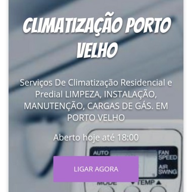 CLIMATIZAÇÃO PORTO VELHO
