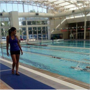 Entrenadora de natacion