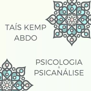 Taís Kemp Abdo - Psicoterapia Psicanalítica