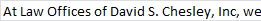 Chesley Lawyers 