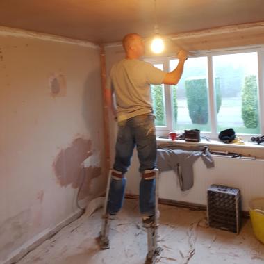 Mark Richardson plastering 