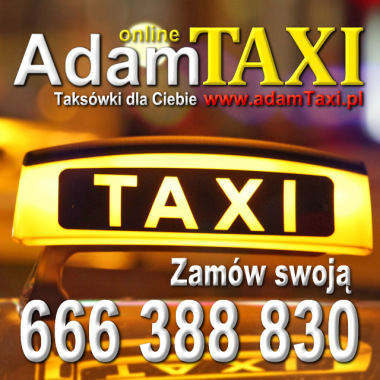 Adam Taxi online Taksówki dla Ciebie