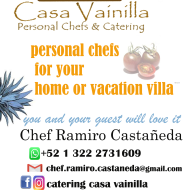 Personal chefs & catering Casa Vainilla