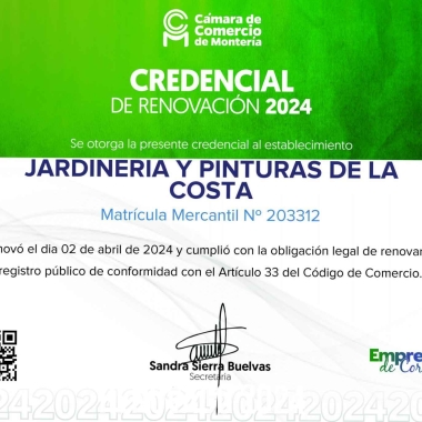 Jardinería y pinturas de la costa