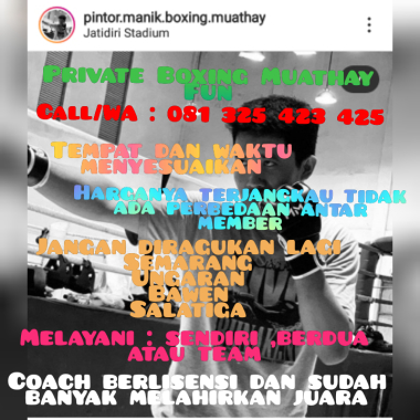 Pintor Manik boxing muathay fun