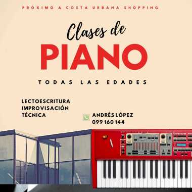 Clases de Piano y Teclado en Ciudad de la Costa