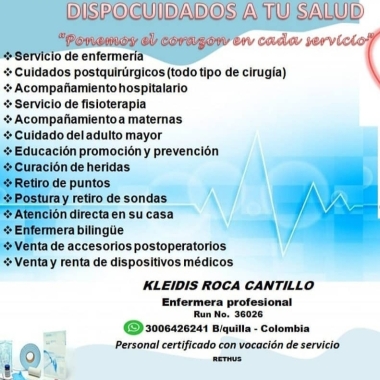 Dispocuidados a tu salud