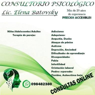 Consultorio Psicologico Elena Batovsky
