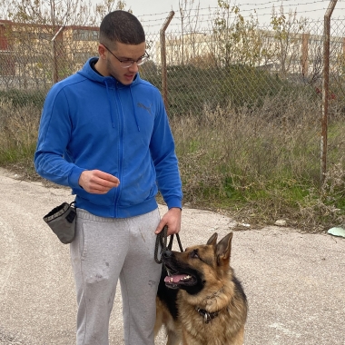 Stelios Vogiantzoglou dog trainer