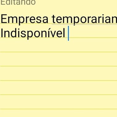 Temporariamente indisponível
