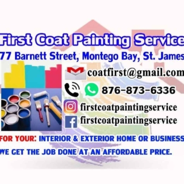 First coat painting service