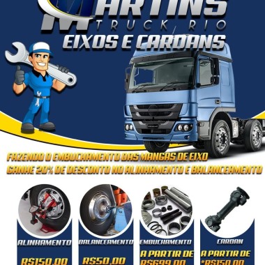 MARTINS TRUCK RIO EIXOS E CARDANS